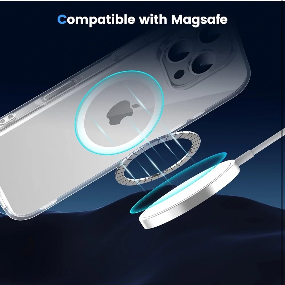 Temdan‎ for iPhone 15 Pro Max Case Clear